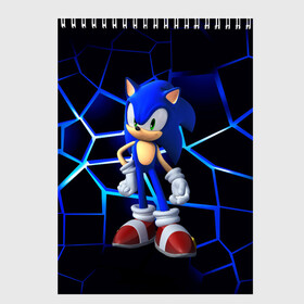 Скетчбук с принтом Sonic в Ухте, 100% бумага
 | 48 листов, плотность листов — 100 г/м2, плотность картонной обложки — 250 г/м2. Листы скреплены сверху удобной пружинной спиралью | boom | cartoon | game | neon | playstation | sonic | броня | бум | герой | детские | дракон | еж | ежик | животные | звери | игра | лесные | малыш | молнии | мультфильм | мультяшный | неоновый | приключения | сияние | соник