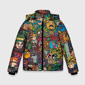 Зимняя куртка для мальчиков 3D Цветные мемы из ВК: в Ухте, ткань верха — 100% полиэстер; подклад — 100% полиэстер, утеплитель — 100% полиэстер | длина ниже бедра, удлиненная спинка, воротник стойка и отстегивающийся капюшон. Есть боковые карманы с листочкой на кнопках, утяжки по низу изделия и внутренний карман на молнии. 
Предусмотрены светоотражающий принт на спинке, радужный светоотражающий элемент на пуллере молнии и на резинке для утяжки | vk | вк | мемы | цветные мемы