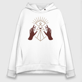 Женское худи Oversize хлопок Руки к свету: в Ухте, френч-терри — 70% хлопок, 30% полиэстер. Мягкий теплый начес внутри —100% хлопок | боковые карманы, эластичные манжеты и нижняя кромка, капюшон на магнитной кнопке | алхимия | дельта | заговор | иллюминаты | масонство | масоны | наблюдение | наугольник | символы | циркуль | эзотерика