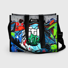 Сумка-шоппер 3D с принтом GTA LIFE в Ухте, 100% полиэстер | застегивается на металлическую кнопку; внутренний карман застегивается на молнию. Стенки укреплены специальным мягким материалом, чтобы защитить содержимое от несильных ударов
 | grand theft auto 2 | grand theft auto 3 | grand theft auto v | grand theft auto: san andreas | grand theft auto: vice city | gta 1 | gta 2 | gta 3 | gta 4 | gta 5 | gta online | gta v | город | игры