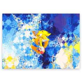 Поздравительная открытка SONIC: в Ухте, 100% бумага | плотность бумаги 280 г/м2, матовая, на обратной стороне линовка и место для марки
 | hedgehog | metal sonic | silver | silver the hedgehog | sonic | sonic boom | sonic the hedgehog | ёж сонник | игры | соник | фильмы