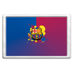 Магнит 45*70 с принтом Barcelona в Ухте, Пластик | Размер: 78*52 мм; Размер печати: 70*45 | Тематика изображения на принте: barcelona | barselona | futbol club | барса | барселона | лионель месси | люблю футбол | месси | сине гранатовые | фанат | фк барселона | форма | форма игроков | футбол | футбольный клуб | эмблема | эмблема клуба