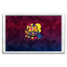 Магнит 45*70 с принтом Barcelona в Ухте, Пластик | Размер: 78*52 мм; Размер печати: 70*45 | Тематика изображения на принте: barcelona | barselona | futbol club | барса | барселона | лионель месси | люблю футбол | месси | сине гранатовые | фанат | фк барселона | форма | форма игроков | футбол | футбольный клуб | эмблема | эмблема клуба