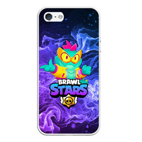 Чехол для iPhone 5/5S матовый с принтом BRAWL STARS DEXTER в Ухте, Силикон | Область печати: задняя сторона чехла, без боковых панелей | bibi | brawl | brawl stars | crow | dexter | leon | stars | бравл | бравл старс | браво старс | игра | компьютерная | кров | леон | онлайн | старс