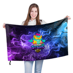 Флаг 3D с принтом BRAWL STARS DEXTER в Ухте, 100% полиэстер | плотность ткани — 95 г/м2, размер — 67 х 109 см. Принт наносится с одной стороны | bibi | brawl | brawl stars | crow | dexter | leon | stars | бравл | бравл старс | браво старс | игра | компьютерная | кров | леон | онлайн | старс