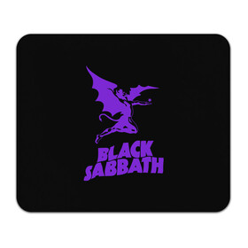 Коврик для мышки прямоугольный с принтом Black Sabbath в Ухте, натуральный каучук | размер 230 х 185 мм; запечатка лицевой стороны | black sabbath | hard rock | heavy metal | блэк сабат | группы | метал | музыка | оззи осборн | рок | хард рок | хэви метал