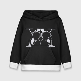 Детская толстовка 3D с принтом Hunter x Hunter в Ухте, 100% полиэстер | двухслойный капюшон со шнурком для регулировки, мягкие манжеты на рукавах и по низу толстовки, спереди карман-кенгуру с мягким внутренним слоем | alluka | anime | chrollo | gon | hisoka | hunter | hunter x hunter | hxh | japan | kalluto | killua | kurapika | lucilfer | x | аниме | гон | куроро | люцифер | мульт | охотник | х | хисока | япония