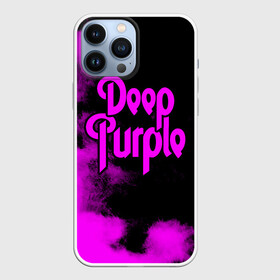 Чехол для iPhone 13 Pro Max с принтом Deep Purple в Ухте,  |  | deep purple | альбом | гловер | группа | дееп | деп | ди | дип | диперпл | дипперпл | иэн гиллан | иэн пэйс | лого | логотип | метал | морс | пепл | перпл | прогрессивный | психоделический | рок | символ | хард