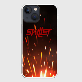 Чехол для iPhone 13 mini с принтом Skillet band в Ухте,  |  | jen ledger | john cooper | skillet | skillet band | skillet feel invincible | skillet rise