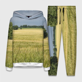 Женский костюм 3D (с толстовкой) Пшеничное поле: в Ухте,  |  | деревья | колоски | поле | природа | пшеница | растения