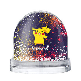 Снежный шар ПИКАЧУ / PIKACHU: в Ухте, Пластик | Изображение внутри шара печатается на глянцевой фотобумаге с двух сторон | anime | manga | pikachu | pokemon | pokemons | аниме | детектив | кино | манга | мультфилтфильм | муьлт | пикачу | покемон | покемоны | фильм