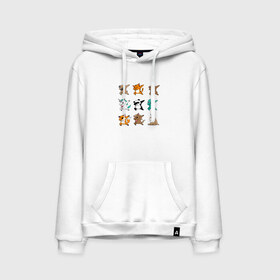 Мужская толстовка с принтом DAB & ANIMALS в Ухте, френч-терри, мягкий теплый начес внутри (100% хлопок) | карман-кенгуру, эластичные манжеты и нижняя кромка, капюшон с подкладом и шнурком | animals | cat | dab | dog | fox | дэб | единорог | единорог дэб | животные | инопланетянин | конь | кот дэб | кошка | ленивец | лиса | лиса дэб | лошадь | медведь | медведь дэб | панда | панда дэб | собака | собака дэб