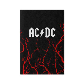 Обложка для паспорта матовая кожа AC DС: в Ухте, натуральная матовая кожа | размер 19,3 х 13,7 см; прозрачные пластиковые крепления | ac dc | acdc | back to black | highway to hell | logo | music | rock | айси | айсидиси | диси | лого | логотип | молния | музыка | рок | символ | символика | символы | эйси | эйсидиси