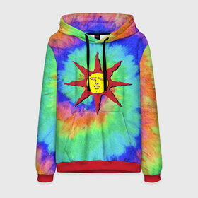 Мужская толстовка 3D с принтом DARK SOULS III в Ухте, 100% полиэстер | двухслойный капюшон со шнурком для регулировки, мягкие манжеты на рукавах и по низу толстовки, спереди карман-кенгуру с мягким внутренним слоем. | Тематика изображения на принте: dark souls | dark souls iii | дарк солс | дарк соулс | темные души | черные души