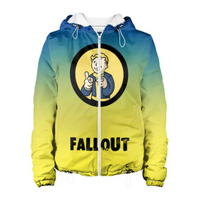 Женская куртка 3D с принтом Fallout/Фоллаут в Ухте, ткань верха — 100% полиэстер, подклад — флис | прямой крой, подол и капюшон оформлены резинкой с фиксаторами, два кармана без застежек по бокам, один большой потайной карман на груди. Карман на груди застегивается на липучку | boy | fallout | new vegas | nuka cola | апокалипсис | бандиты | вегас | война | градиент | девочкам | детям | игра | логотипы игр | мальчикам | оружие | парни | пистолеты | подростковые | постапокалипсис | убежище