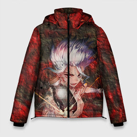 Мужская зимняя куртка 3D Доктор Стоун: в Ухте, верх — 100% полиэстер; подкладка — 100% полиэстер; утеплитель — 100% полиэстер | длина ниже бедра, свободный силуэт Оверсайз. Есть воротник-стойка, отстегивающийся капюшон и ветрозащитная планка. 

Боковые карманы с листочкой на кнопках и внутренний карман на молнии. | Тематика изображения на принте: 