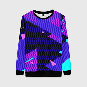Женский свитшот 3D с принтом ГЕОМЕТРИЯ в Ухте, 100% полиэстер с мягким внутренним слоем | круглый вырез горловины, мягкая резинка на манжетах и поясе, свободная посадка по фигуре | geometry | kaleidoscope | pattern | pilygon | polyscape | space | textures | tie dye | абстракт | вселенная | геометрия | города | каледоскоп | космос | паттерн | полигон | полискейп | природа | тай дай | текстура | текстуры | хиппи | цвета