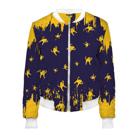 Женский бомбер 3D с принтом ЪУЪ СЪУКА в Ухте, 100% полиэстер | застегивается на молнию, по бокам два кармана без застежек, мягкие манжеты, по низу бомбера и на воротнике — эластичная резинка | mem | meme | memes | кот | котик | коты | кошка | кошки | мем | мемы | прикол | приколы | съука | ъуъ