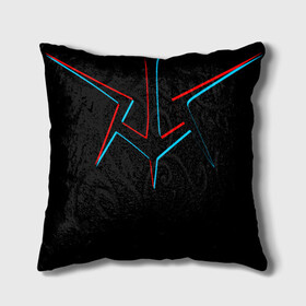 Подушка 3D с принтом Code Geass logo в Ухте, наволочка – 100% полиэстер, наполнитель – холлофайбер (легкий наполнитель, не вызывает аллергию). | состоит из подушки и наволочки. Наволочка на молнии, легко снимается для стирки | black knight | lelouch lamperouge | код гиас | код гиасс | лелуш ламперуж | рыцари