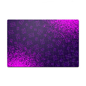 Пазл магнитный 126 элементов BTS / БТС: в Ухте, полимерный материал с магнитным слоем | 126 деталей, размер изделия —  180*270 мм | army | bts | jimin | jin | jungkook | k pop | kpop | music | pop | rm | suga | альбом | армия | бтс | ви | группа | джей | джонгук | иеы | к поп | кавай | корея | кпоп | музыка | поп | сюга | хоуп | чимин | чин | шуга