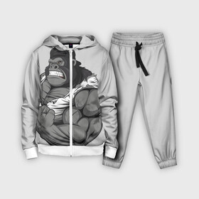 Детский костюм 3D с принтом Bodybuilding G в Ухте,  |  | бодибилдинг | гантели | спорт | штанга