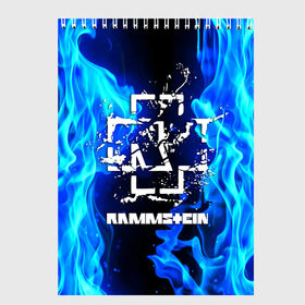 Скетчбук с принтом RAMMSTEIN в Ухте, 100% бумага
 | 48 листов, плотность листов — 100 г/м2, плотность картонной обложки — 250 г/м2. Листы скреплены сверху удобной пружинной спиралью | amerika | art | germany | logo | rammstein | rock | till lindemann | арт | германия | группа | логотип | музыка | немецкая группа | немцы | песня | раммштайн | рамштайн | рок