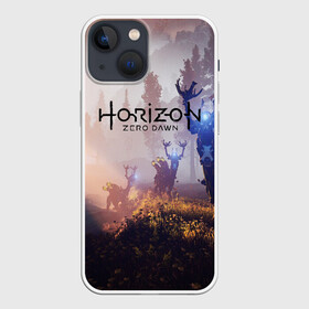 Чехол для iPhone 13 mini с принтом Horizon Zero Dawn в Ухте,  |  | aloy | antasy girl | art | artwork | digital art | fantasy | horizon | horizon: zero dawn | landscape | tallneck | warrior fantasy | weapon | zero dawn