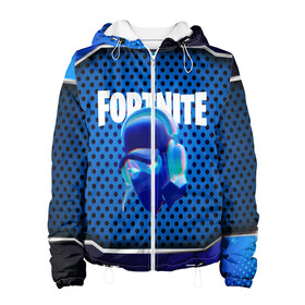 Женская куртка 3D с принтом FORTNITE NINJA в Ухте, ткань верха — 100% полиэстер, подклад — флис | прямой крой, подол и капюшон оформлены резинкой с фиксаторами, два кармана без застежек по бокам, один большой потайной карман на груди. Карман на груди застегивается на липучку | 2019 | battle royale | chapter 2 | epic games | fortnite | game | season x | zombie | зомби | фортнайт