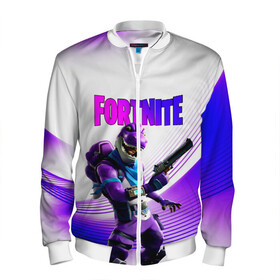 Мужской бомбер 3D с принтом FORTNITE в Ухте, 100% полиэстер | застегивается на молнию, по бокам два кармана без застежек, по низу бомбера и на воротнике - эластичная резинка | Тематика изображения на принте: 2019 | battle royale | chapter 2 | epic games | fortnite | game | season x | zombie | зомби | фортнайт