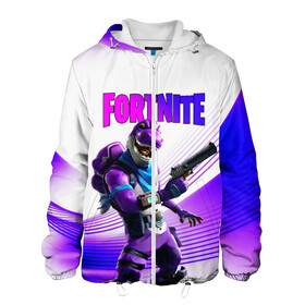 Мужская куртка 3D с принтом FORTNITE в Ухте, ткань верха — 100% полиэстер, подклад — флис | прямой крой, подол и капюшон оформлены резинкой с фиксаторами, два кармана без застежек по бокам, один большой потайной карман на груди. Карман на груди застегивается на липучку | 2019 | battle royale | chapter 2 | epic games | fortnite | game | season x | zombie | зомби | фортнайт
