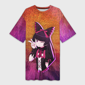 Платье-футболка 3D с принтом Рори Меркури в Ухте,  |  | Тематика изображения на принте: gate | mercury | rory | воины | врата | готик | жнец | лоли | меркури | рори | рори меркури