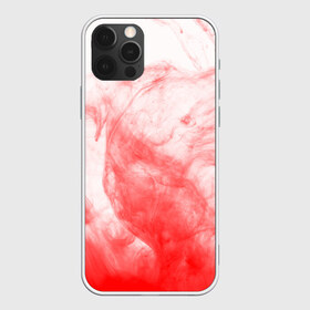 Чехол для iPhone 12 Pro Max RED SMOKE: в Ухте, Силикон |  | дым | клякса | краски | красный туман | текстура