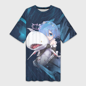 Платье-футболка 3D Re: Zero. Жизнь с нуля: в Ухте,  |  | re: zero. жизнь с нуля в альтернативном мире | аниме | веб роман | манга