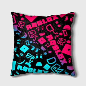 Подушка 3D с принтом Roblox в Ухте, наволочка – 100% полиэстер, наполнитель – холлофайбер (легкий наполнитель, не вызывает аллергию). | состоит из подушки и наволочки. Наволочка на молнии, легко снимается для стирки | game | roblox | блок | игра | игрушка | лего | персонажи | персонажи из кубиков | роблокс | робот