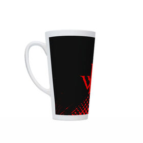 Кружка Латте с принтом Powerwolf в Ухте, Белая керамика | Объем 480 мл; Высота 150 мм; Диаметр 90 мм | blessed  possessed | channel | heavy metal | metal | napalm | napalm records | power metal | powerwolf | powerwolf (musical group) | records | sabaton | the sacrament of sin