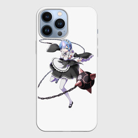 Чехол для iPhone 13 Pro Max с принтом Re:Zero в Ухте,  |  | anime | glitch | japan | ram | re | rem | rezero | senpai | subaru | waifu | zero | анимация | аниме | вайфу | глитч | глич | мультсериал | мультфильм | семпай | сенпай | сериал | япония