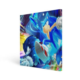 Холст квадратный с принтом Sonic. в Ухте, 100% ПВХ |  | game | sonic | sonic the hedgehog | видеоигра | доктор эггман | ёж | ёж соник | игра | сега | синий антропоморфный ёж | соник | соник в кино