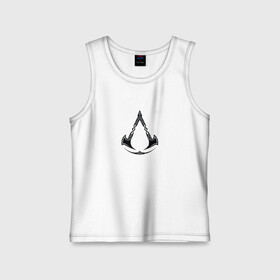 Детская майка хлопок с принтом Assassins Creed в Ухте,  |  | logo | игра