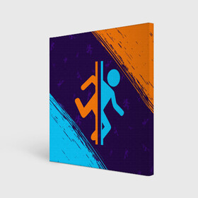 Холст квадратный с принтом PORTAL / ПОРТАЛ в Ухте, 100% ПВХ |  | game | games | half | half life | halflife | life | logo | portal | portal 2 | portal2 | valve | игра | игры | лайф | лого | логотип | логотипы | портал | портал 2 | портал2 | символ | символы | халф | халф лайф | халфлайф