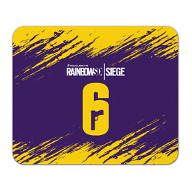 Коврик для мышки прямоугольный с принтом RAINBOW SIX SIEGE / РАДУГА 6 в Ухте, натуральный каучук | размер 230 х 185 мм; запечатка лицевой стороны | clancy | logo | rainbow | siege | six | tom | знак | игра | игры | лого | логотип | логотипы | осада | радуга | радуга 6 | радуга6 | рэйнбоу | символ | символы | шесть