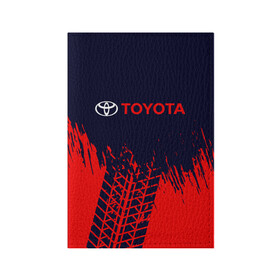 Обложка для паспорта матовая кожа с принтом TOYOTA / ТОЙОТА в Ухте, натуральная матовая кожа | размер 19,3 х 13,7 см; прозрачные пластиковые крепления | Тематика изображения на принте: auto | camry | corolla | cruiser | land | logo | moto | rav | supra | toyota | авенсис | авто | автомобиль | камри | королла | крузер | ленд | лого | логотип | логотипы | марка | мото | рав | символ | тоета | тоеты | тойота | тойоты