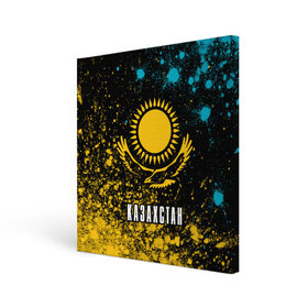 Холст квадратный КАЗАХСТАН / KAZAKHSTAN: в Ухте, 100% ПВХ |  | flag | kazakhstan | qazaqstan | герб | захах | казахстан | кахахи | лого | нур султан | республика | символ | страна | флаг