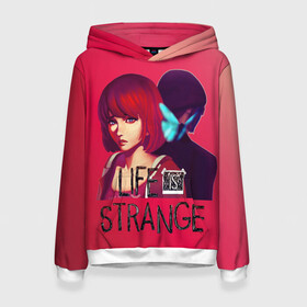 Женская толстовка 3D с принтом Хлоя+Макс в Ухте, 100% полиэстер  | двухслойный капюшон со шнурком для регулировки, мягкие манжеты на рукавах и по низу толстовки, спереди карман-кенгуру с мягким внутренним слоем. | art | life is strange | арт | графика | игры