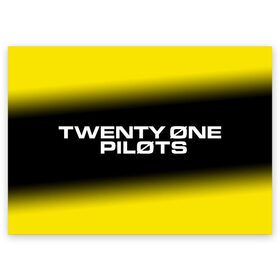 Поздравительная открытка с принтом TWENTY ONE PILOTS / 21 PILOTS в Ухте, 100% бумага | плотность бумаги 280 г/м2, матовая, на обратной стороне линовка и место для марки
 | logo | music | one | pilots | rock | symbol | top | twenty | twentyonepilots | ван | группа | лого | логотип | логотипы | музыка | пилотс | рок | символ | символы | твенти | топ