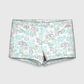 Детские купальные плавки 3D Лягушечки: в Ухте, Полиэстер 85%, Спандекс 15% | Слитный крой, подклад по переду изделия, узкие бретели | жаба | жабы | лягушечки | лягушка | лягушки | прыгуны