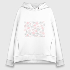 Женское худи Oversize хлопок с принтом Цветные паучки в Ухте, френч-терри — 70% хлопок, 30% полиэстер. Мягкий теплый начес внутри —100% хлопок | боковые карманы, эластичные манжеты и нижняя кромка, капюшон на магнитной кнопке | паук | пауки | паучишка | паучище | паучки | паучок