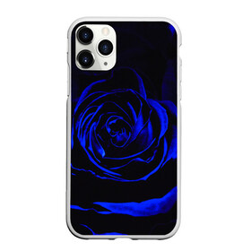Чехол для iPhone 11 Pro Max матовый с принтом синяя роза в Ухте, Силикон |  | 