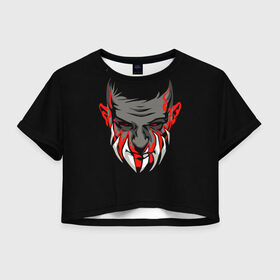 Женская футболка Crop-top 3D с принтом Finn Balor в Ухте, 100% полиэстер | круглая горловина, длина футболки до линии талии, рукава с отворотами | balor club | demon | king | nxt | prince | wrestling | wwe | балор клуб | вве | демон | король | нхт | принц | рестлинг | финн балор | ццу
