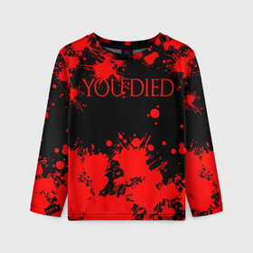 Детский лонгслив 3D с принтом DARK SOULS в Ухте, 100% полиэстер | длинные рукава, круглый вырез горловины, полуприлегающий силуэт
 | dark souls | dark souls iii | дарк солс | дарк соулс | темные души | черные души