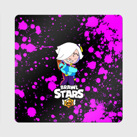 Магнит виниловый Квадрат с принтом Brawl Stars/Колетта в Ухте, полимерный материал с магнитным слоем | размер 9*9 см, закругленные углы | bibi | crow | koletta | leon | nita | sandy | wings | бравл старс | брызги | герои | девочкам | демон | детям | единорог | звезда | звездные | колетт | краска | крылья | леон | логотипы игр | неоновые | персонажи | сенди